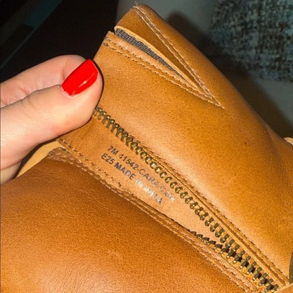 Frye Brown Leather Ankle Boots - Picture 8 of 8